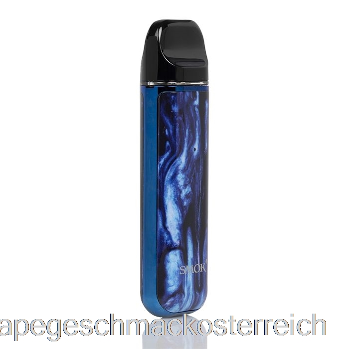 Smok Novo 2 25 W Pod-System, Blau/schwarzes Harz, Vape-Geschmack